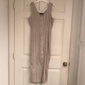 Dress (Button Missing on front same, extra matching button sewn inside the dress